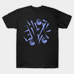 Magic runes  Mystical geometry sign  Alchemy mystical symbol T-Shirt